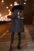 Áo khoác nữ dáng dài phần 2018 mùa đông mới siêu cổ áo lông thú phiên bản Hàn Quốc cỡ lớn được thêu mỏng áo dày thủy triều