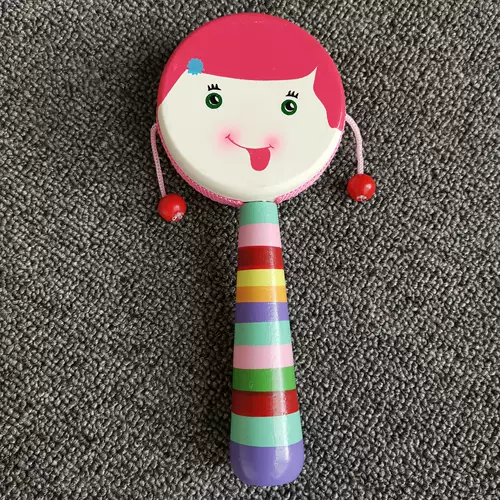 Барабан-качалка, погремушка для новорожденных, интеллектуальная игрушка для раннего возраста, 3-6-12 мес., 0-1 лет