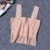 Cô gái trắng quai ống ren trên bên trong chống đi quấn ngực áo ngắn đoạn dưới đáy quần lót mỏng Ống