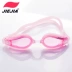 Kính để gửi mũ bơi nút tai clip Jiejia nam và nữ trẻ em người lớn hộp lớn chống sương mù kính cận thị kính bơi kính bơi cận Goggles