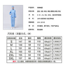 Защитная одежда 防尘防护服防静电连帽分体上衣工作无尘电子厂车间喷漆食品男女衣