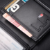 Thẻ gói US ví thí điểm thẻ nam bộ da giấy phép lái xe da trường hợp chống-degaussing siêu mỏng da tinh khiết điều khiển bằng lái xe ví da đẹp Ví / chủ thẻ