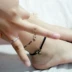Phiên bản tiếng Nhật và tiếng Hàn của vòng chân nữ thời trang người yêu chuông trang sức dây đỏ nữ mô hình chuông vòng chân gói quà tặng sinh viên vòng chân