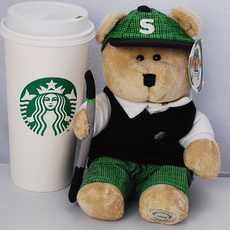 Starbucks 星巴克小熊starbucks bearista2006年第49号高尔夫球手尾标耳标全
