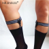 Ông Babu của nam giới clip duy nhất vớ vớ mỏng garter belt mặc quần áo vớ cố định khóa Châu Âu và Mỹ garter dây nịt tất kẹp áo sơ mi Nịt Tất