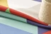 New kẻ sọc màu tam giác bông chống bỏng vải khăn trải bàn bảng bàn tròn bàn cà phê vải vải có thể được tùy chỉnh khăn napkin Khăn trải bàn