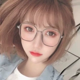Ultra -light Tr Myopia Glasses Женщины могут быть оснащены щедрой рамой круглой лице