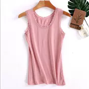 Áo lót bằng vải cotton cho phụ nữ áo thun nhỏ có đáy quần lót của phụ nữ mặc bên trong cotton mùa xuân và mùa hè mới - Áo vest