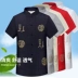 Trung niên và người đàn ông già tang ngắn tay mùa hè Hanfu cha Trung Quốc phong cách áo sơ mi áo ông nội trang phục dân tộc phong cách Trung Quốc Trang phục dân tộc