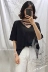Hàn quốc 2018 mùa hè mới băng V-Cổ áo dài phần mỏng thả vai tay áo đu mở ngã ba áo len phụ nữ
