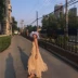 Đầm biển dài váy nữ mùa hè 2018 mới Váy đi biển phiên bản Hàn Quốc của chiếc váy voan siêu cổ tích kỳ nghỉ bên bờ biển maxi đi biển Váy dài
