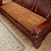 Sofa gỗ đệm đệm xốp dày sang trọng với tựa lưng trượt băng ghế đệm gỗ đỏ sofa mùa đông