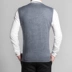 Trung niên và người đàn ông lớn tuổi của mùa xuân và mùa thu không tay áo len cổ chữ V len vest vest vai đan len vest cardigan vest triều áo cardigan nam Dệt kim Vest