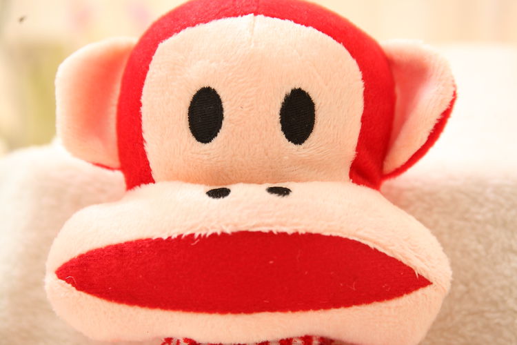 18cm卡通大嘴猴公仔 7寸抓机娃娃 义乌毛绒玩具工厂加工