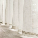 Современная свежая штора, марлевая ткань, сделано на заказ