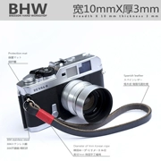 BHW10mm máy ảnh dây đeo cổ tay bằng da dây đeo bằng da micro đơn Hướng dẫn sử dụng dây đai retro tùy chỉnh retro X100F - Phụ kiện máy ảnh DSLR / đơn