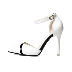 Dép nữ mùa hè đẹp với khóa từ nhọn với giày cao gót đen trắng nông thời trang gợi cảm dép xỏ ngón nữ Sandal