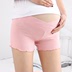 Phụ nữ mang thai quần an toàn chống ánh sáng phần mỏng mùa hè thấp eo lift mang thai đa năng cotton bảo hiểm quần short xà cạp Phụ nữ mang thai quần / quần bụng