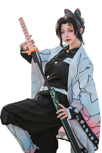 Призрак уничтожить лезвие cos одежда бабочка ниндзя косплей одежда для насекомых перьев и двухмерное полное полное набор пятна