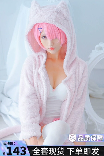 Аниме -жизнь re0 re0 re0 leharm's милая кошачья пижама косплей одежда