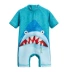 Spot British chính hãng tiếp theo chàng trai kho báu cá mập xanh một mảnh áo tắm nóng mùa xuân quần áo chống nắng nhanh khô quần áo - Đồ bơi trẻ em đồ bơi bé gái Đồ bơi trẻ em