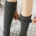 Đống vớ nữ mùa thu và mùa đông phiên bản Hàn Quốc của đôi chân gầy cotton ấm áp trên đầu gối vớ dài ống cao đến tất nữ