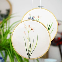 Nổi tiếng cổ nghệ thuật thêu Su thêu DIY kit sơn trang trí người mới bắt đầu orchid flower tay thêu 20 * 30 CM tranh thêu đồng hồ