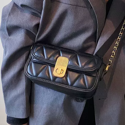 Сумка через плечо на одно плечо, модная универсальная цепь, коллекция 2023, изысканный стиль