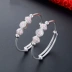 S990 sterling bạc trẻ em vòng tay nữ công chúa hoa đính cườm vòng tay bé gái đẩy vòng tay bạc quà tặng sơ sinh - Vòng đeo tay Cuff vòng tay vàng Vòng đeo tay Cuff