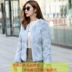 Fur coat nữ ngắn lông thỏ mùa thu và mùa đông cộng với bông bảy tay áo Hàn Quốc phiên bản của mỏng chống mùa lông một đặc biệt Haining áo gió lót lông cừu Faux Fur