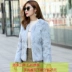 Fur coat nữ ngắn lông thỏ mùa thu và mùa đông cộng với bông bảy tay áo Hàn Quốc phiên bản của mỏng chống mùa lông một đặc biệt Haining Faux Fur