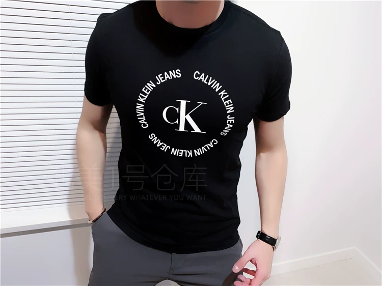 Хлопковая футболка с коротким рукавом и круглым вырезом, 2020 год, slim fit, для детей 3–8 лет