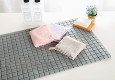 Салфетка для уборки пыли 日本厨房吸水不掉毛珊瑚绒抹布柔软洗碗布擦碗毛巾吸油百洁布3条