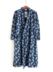 Bông vải áo ngủ nam mùa hè chín tay áo phần mỏng yukata cotton đồ ngủ một mảnh phù hợp với kimono dịch vụ nhà cardigan kích thước lớn áo choàng ngủ nam nữ Night Robe