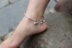 Quý châu tay chạm khắc tinh khiết cây giống bạc vòng đeo tay rắn mở chuông vòng chân vòng chân Nữ Hoàng Zuxian Nie Xiaoqian với đoạn Vòng chân