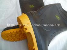 Тяньцзинь Лайл Дождевые туфли PVC Высокий цилиндр три маслостойкие кислотоустойчивые резиновые сапоги Дождевые туфли Мужская и женская строительная техническая обувь
