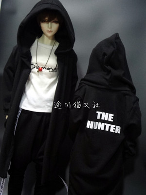 taobao agent Bjd.sd1/4 1/3 SD17 Uncle Dark Black Street Wind Character Jacket Setable Selling [Diamond Hunter]