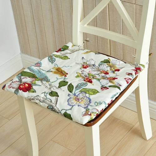 Тонкая японская подушка, нескользящий универсальный дышащий стульчик для кормления для школьников, из хлопка и льна