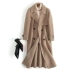 38 [chống mùa bán] phía trước với alpaca nhung Albaka handmade hai mặt áo cashmere coat