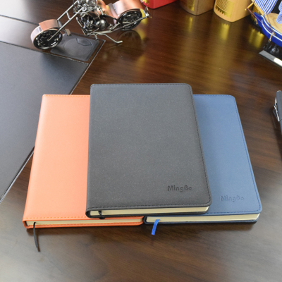 名博商务硬面笔记本磨砂皮日记小本子文具随身记事本定制logo包邮