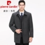 Áo khoác len nam trung tính đích thực của Pierre Cardin áo khoác cặp