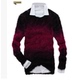 Mùa thu và mùa đông áo len cashmere nam dày vừa vặn áo len mỏng nửa cổ cao sang trọng chạm đáy áo len dài tay màu rắn áo len nam hàng hiệu Hàng dệt kim