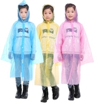Детский дорожный портативный водонепроницаемый дождевик для школьников для плавания подходит для мужчин и женщин, увеличенная толщина