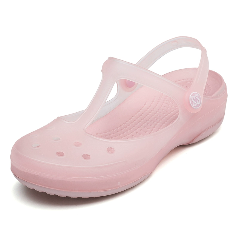 Veblen Crocs chính hãng cập dép nữ mùa hè 2020 dép chống trượt nặng có đáy mới dép thạch giày 