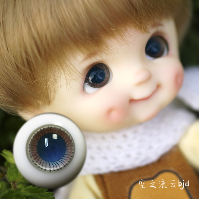 taobao agent Free shipping spot BJD SD color pupil glass eye bead ink dye blue 10/12mm OB11 eyeball MK/as