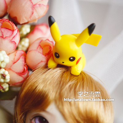taobao agent Selling Mengli Pikachu House Swing Proper BJD12 points 8 points Baby Pets with small pets