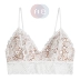 Mùa hè siêu mỏng không có áo ngực kiểu áo ngực cô gái đồ lót gợi cảm Pháp ren nhỏ bra bralet - Áo ngực không dây Áo ngực không dây