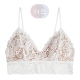 Mùa hè siêu mỏng không có áo ngực kiểu áo ngực cô gái đồ lót gợi cảm Pháp ren nhỏ bra bralet - Áo ngực không dây