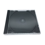 80 грамм черного нижнего CD -коробки (09 Black Single CD CD CD Пустое коробка прозрачная черная нижняя одиночная однопользованная диск CD -коробка