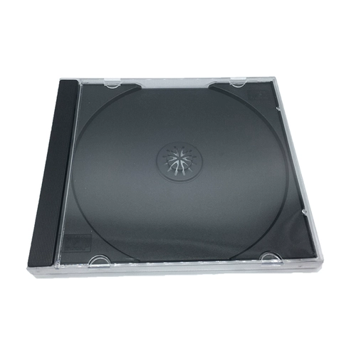80 грамм черного нижнего CD -коробки (09 Black Single CD CD CD Пустое коробка прозрачная черная нижняя одиночная однопользованная диск CD -коробка